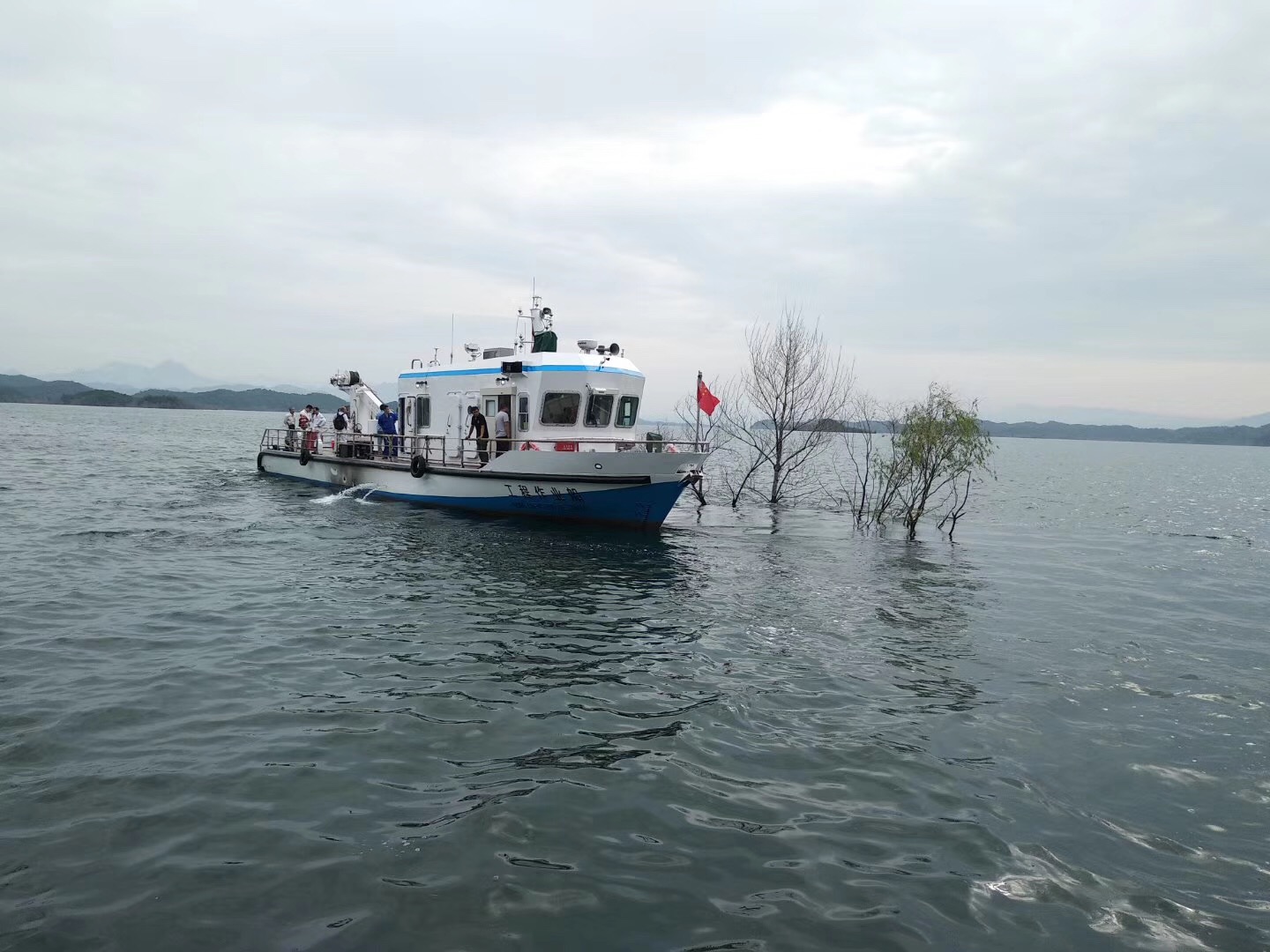 Miyun Reservoir water quality monitoring ship goes on trial